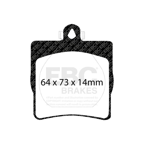 EBC Brakes Pad and Disc Kit (PDKR572) Image 4