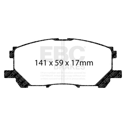 EBC Brakes Pad and Disc Full vehicle Kit (PD40K1087) Image 5