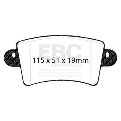 EBC Brakes Pad and Disc Full vehicle Kit (PD40K1408)