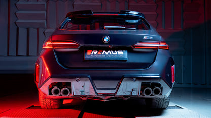 Sport Exhaust for BMW M5 G90 4x 102mm Chrome Straight Cut Tips
