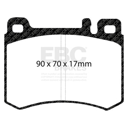 EBC Brakes Pad and Disc Full vehicle Kit (PD40K1282)