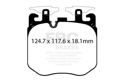 EBC Brakes Pad and Disc Kit (PD03KF1539) Image 4