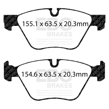 EBC Brakes Pad  and  Disc Kit (PD01KF1870) Image 1
