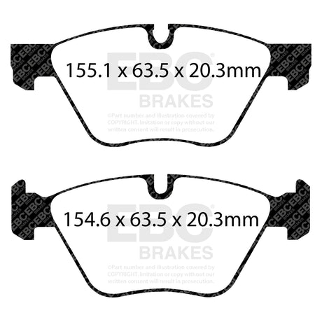 EBC Brakes Pad  and  Disc Kit (PD01KF1870) Image 1