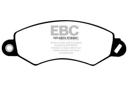 EBC Ultimax OE Replacement Brake Pad Set (DP1919) Image 2