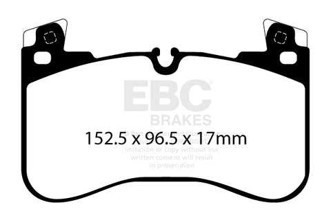 EBC Greenstuff 6000 Series Truck and SUV Brake Pad Set (DP62401) Image 1