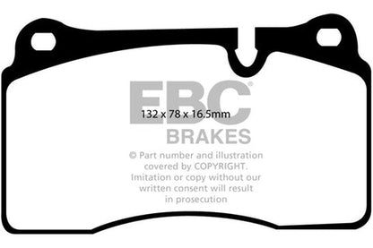 EBC Ultimax OE Replacement Brake Pad Set (DP1922) Image 3