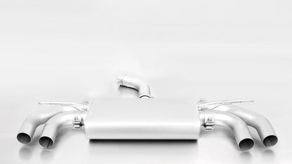 Exhaust System for VW Golf 7 Facelift GTI Front Section + Sport Silencer | 2x 102mm Chrome Rolled Edge Tips