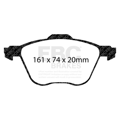 EBC Brakes Pad and Disc Full vehicle Kit (PD40K756) Image 2