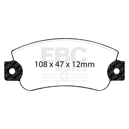 EBC Brakes Pad and Disc Full vehicle Kit (PD40K1017)