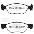 EBC Brakes Pad and Disc Kit (PDKF026) Image 1
