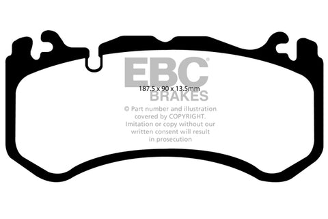 EBC Racing RP-X Track and Race Brake Pads (DP81939RPX) Image 3