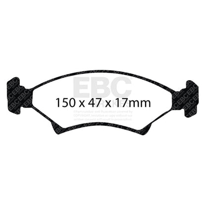 EBC Brakes Pad and Disc Kit (PDKF1012)