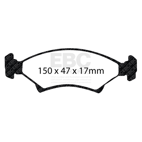 EBC Brakes Pad and Disc Kit (PDKF1013)