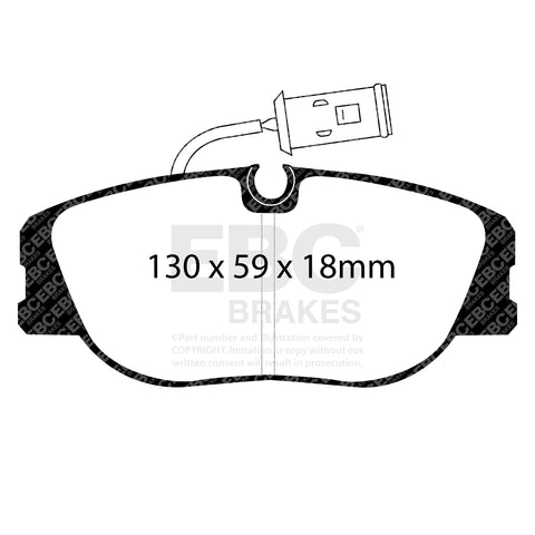 EBC Brakes Pad and Disc Kit (PDKF044) Image 4