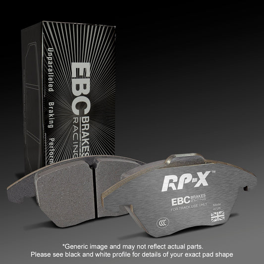 EBC Racing RP-X Track and Race Brake Pads (DP81858RPX) Image 2