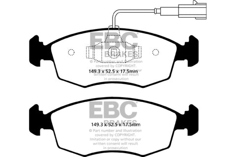 EBC Brakes Pad and Disc Kit (PDKF615) Image 3