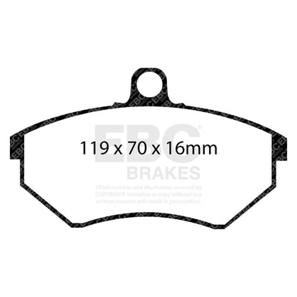 EBC Brakes Pad and Disc Full vehicle Kit (PD40K1713)