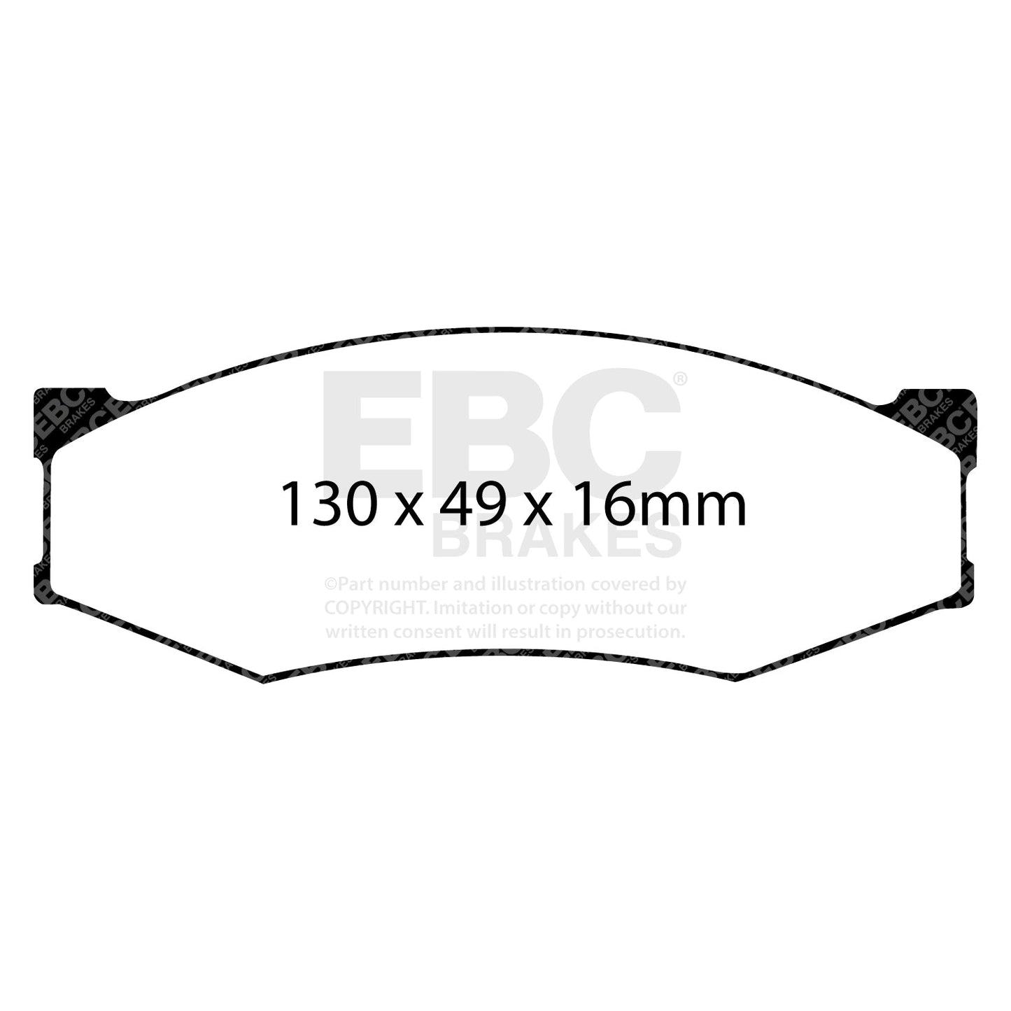 EBC Brakes Pad and Disc Full vehicle Kit (PD40K1358) Image 5