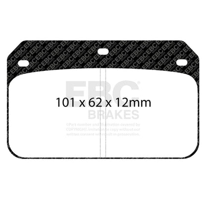 EBC Racing RP-X Track and Race Brake Pads (DP8001RPX) Image 1