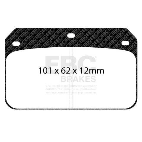 EBC Racing RP-1 Track and Race Brake Pads (DP8001RP1) Image 3