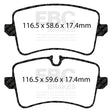 EBC Ultimax OE Replacement Brake Pad Set (DPX2082) Image 1
