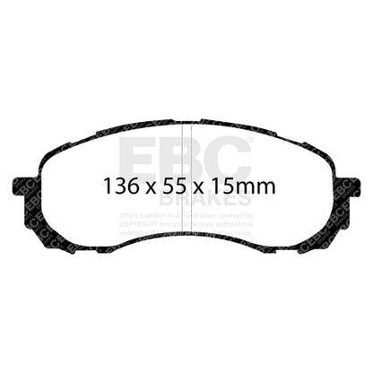 EBC Brakes Pad and Disc Kit (PDKF1823) Image 4