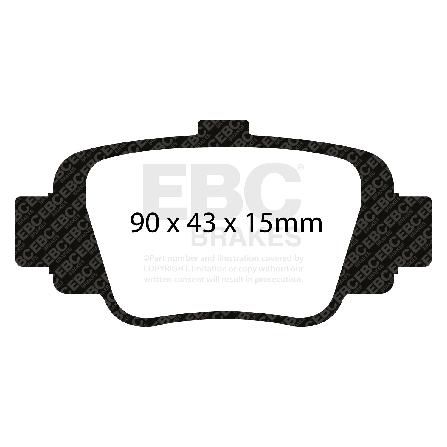 EBC Brakes Pad and Disc Full vehicle Kit (PD40K1366) Image 1