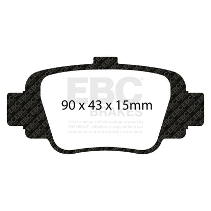 EBC Brakes Pad and Disc Full vehicle Kit (PD40K1366) Image 1