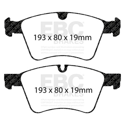 EBC Greenstuff 6000 Series Truck and SUV Brake Pad Set (DP61860) Image 2