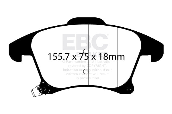 EBC Brakes Pad and Disc Kit (PDKF2390) Image 1