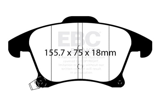 EBC Brakes Pad and Disc Kit (PDKF2390) Image 1