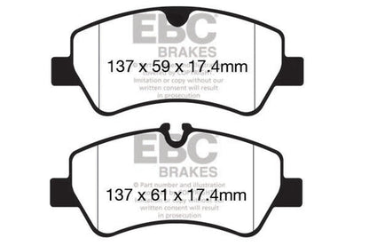 EBC Brakes Pad and Disc Full vehicle Kit (PD40K2364) Image 4