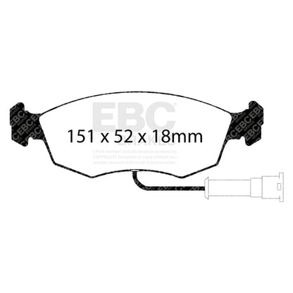 EBC Brakes Pad  and  Disc Kit (PD01KF573)