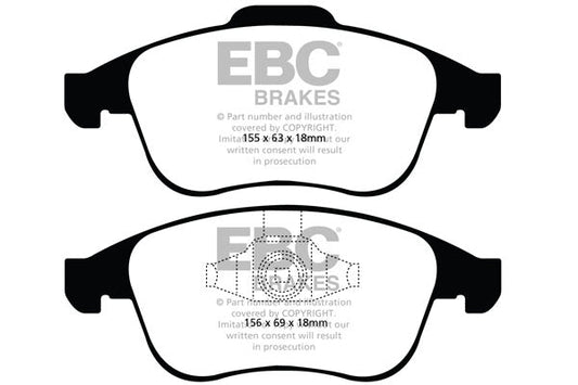 EBC Brakes Pad and Disc Full vehicle Kit (PD40K2253)