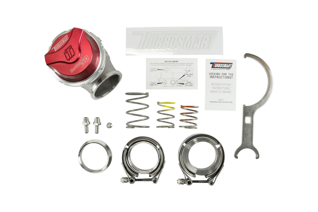Turbosmart Turbosmart GenV WG50 ProGate50 14psi Red – Image 4