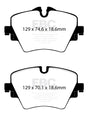 EBC Brakes Yellowstuff 4000 Series Street and Track Brake Pad Set (DP42245R) Image 1