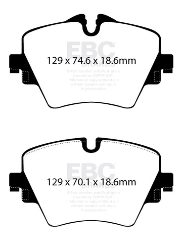 EBC Brakes Pad and Disc Kit (PD08KF676) Image 2