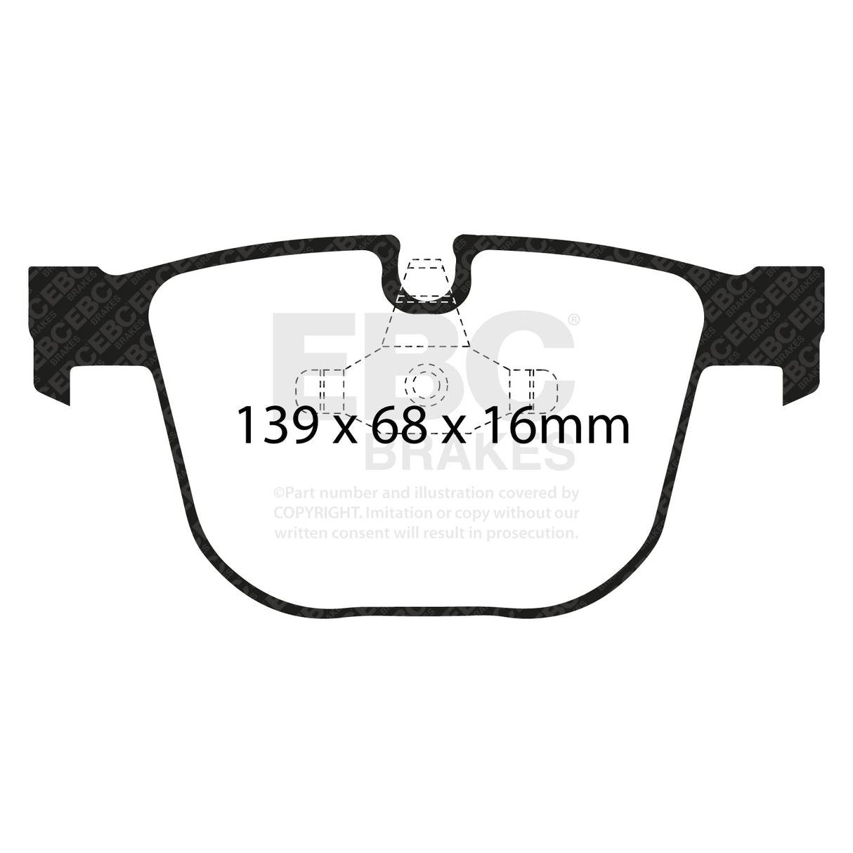 EBC Brakes Pad and Disc Kit (PD03KR155) Image 2