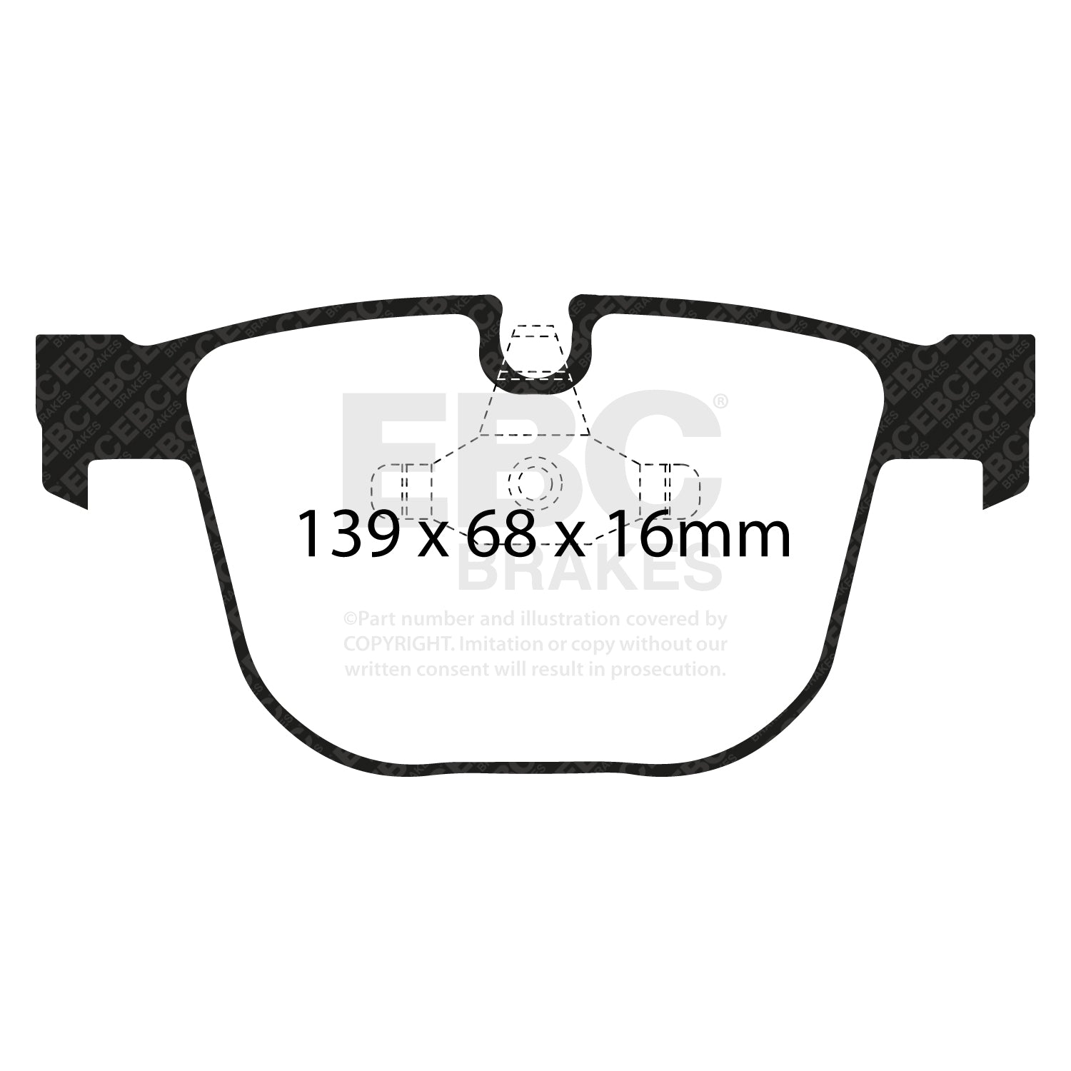 EBC Brakes Pad and Disc Kit (PD03KR155) Image 2