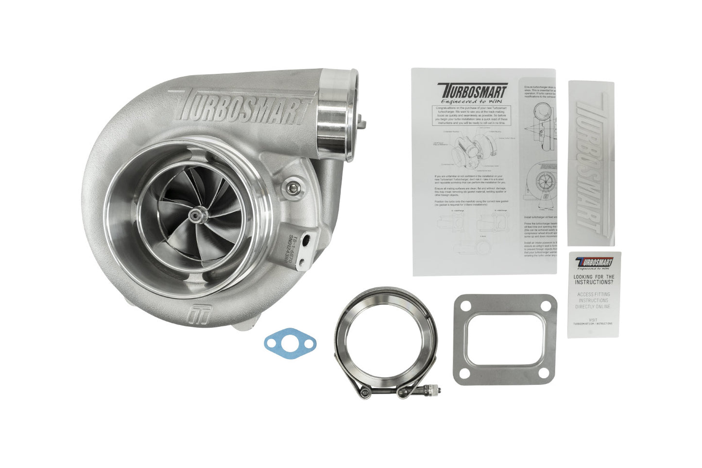 Turbosmart Turbosmart TS-1 Turbocharger 6870 T4 0.96AR Externally Wastegated – Image 4