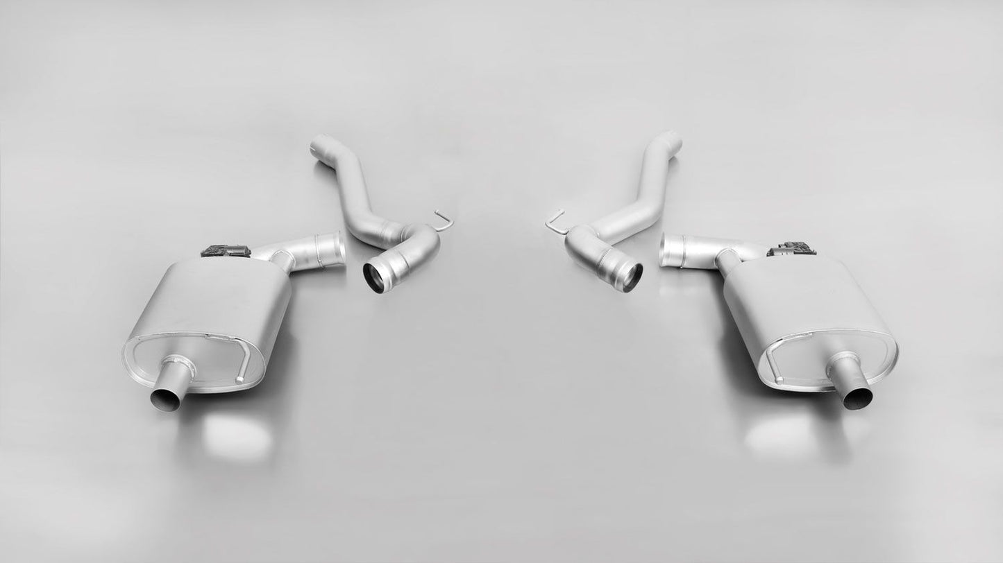 Cat-back-system L/R for Mustang VI S550 5.0l V8 Cat-Back | 2x 100mm Titanium Black Tips
