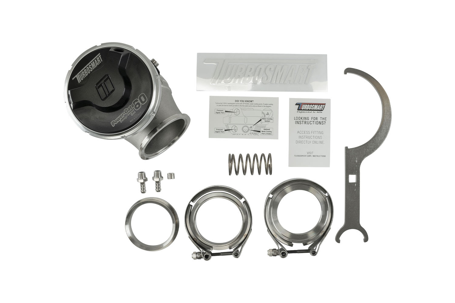 Turbosmart GenV WG60CG PowerGate60 Compressed Gas 5psi Black