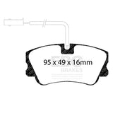 EBC Brakes Pad and Disc Full vehicle Kit (PD40K007) Image 3