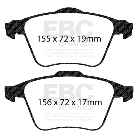 EBC Greenstuff 6000 Series Truck and SUV Brake Pad Set (DP61679) Image 4