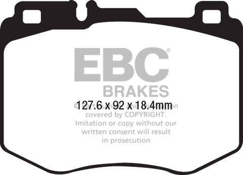EBC Redstuff 3000 Series Sport Brake Pad Set (DP32210C) Image 1