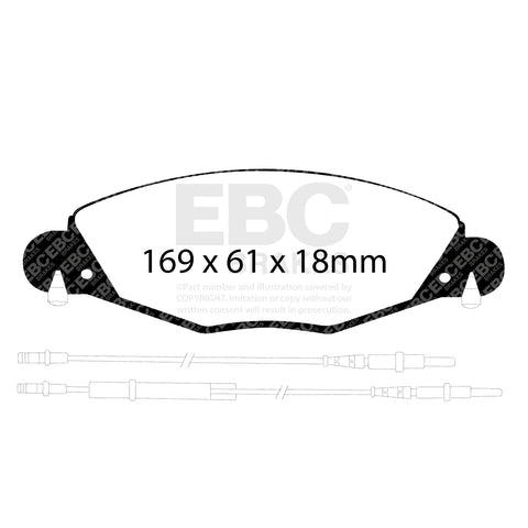 EBC Brakes Pad and Disc Kit (PDKF488) Image 3