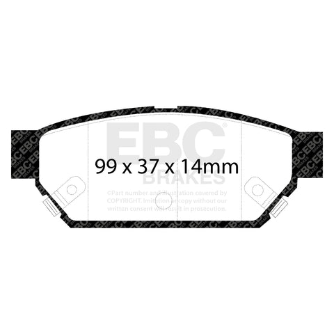 EBC Brakes Pad  and  Disc Kit (PD01KR547) Image 2