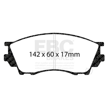 EBC Brakes Pad and Disc Full vehicle Kit (PD40K1144) Image 2