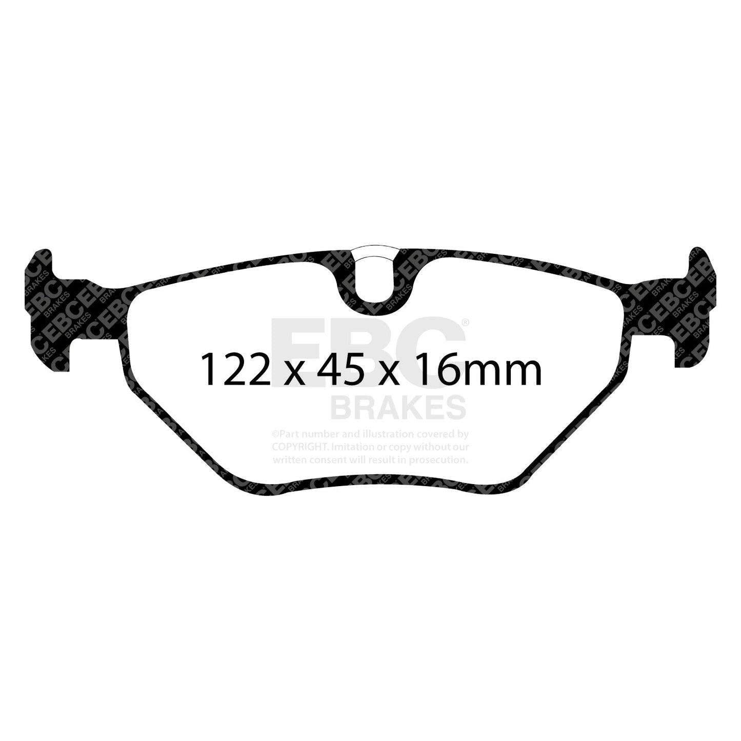 EBC Brakes Pad and Disc Full vehicle Kit (PD40K348) Image 2